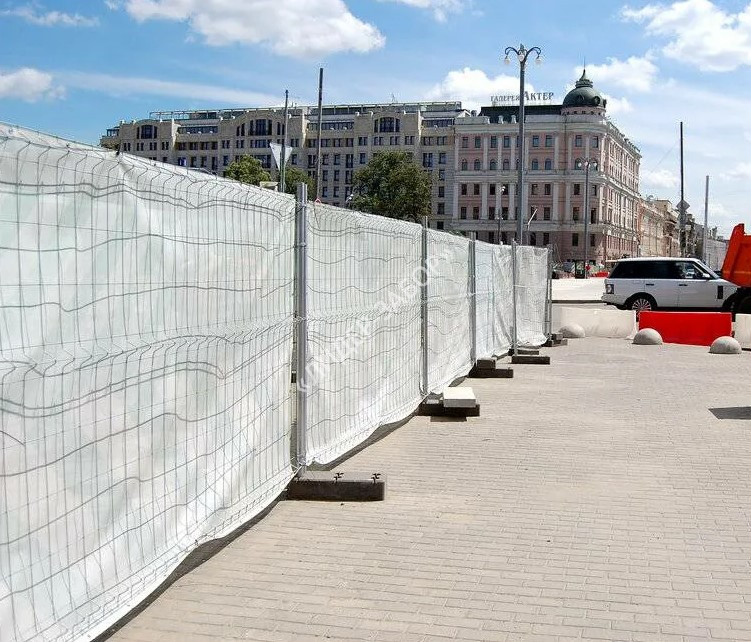 Цена Забор для стройки металлический в Москве Купить Забор для стройки металлический